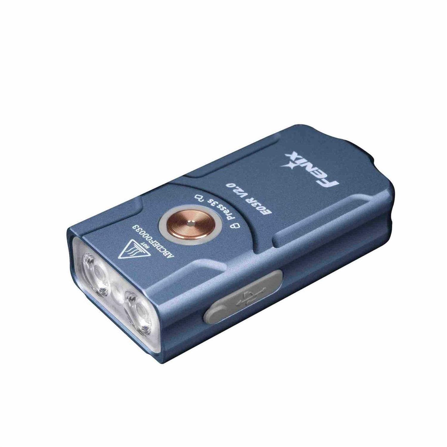 Fenix E03R V2.0 Keychain Rechargeable Flashlight - Zenithce