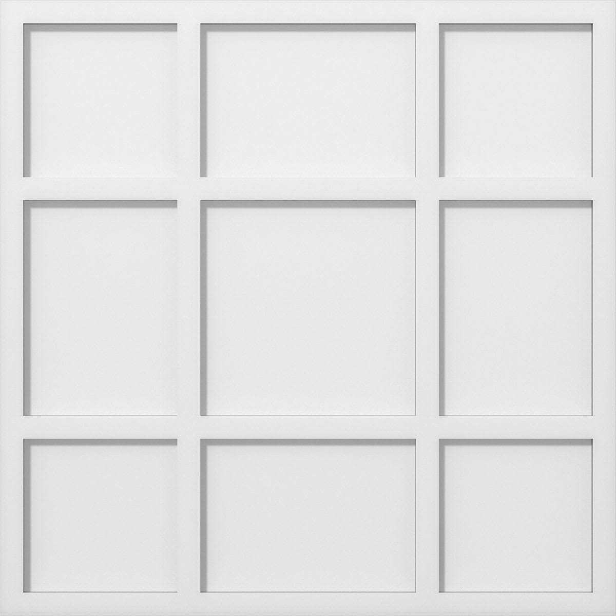 Ekena Millwork Rubik Architectural Grade PVC Contemporary Ceiling Medallion CMP - Zenithce