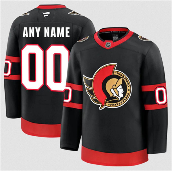 Ottawa Senators Custom Black 2024-25 Home Stitched Jersey - Zenithce