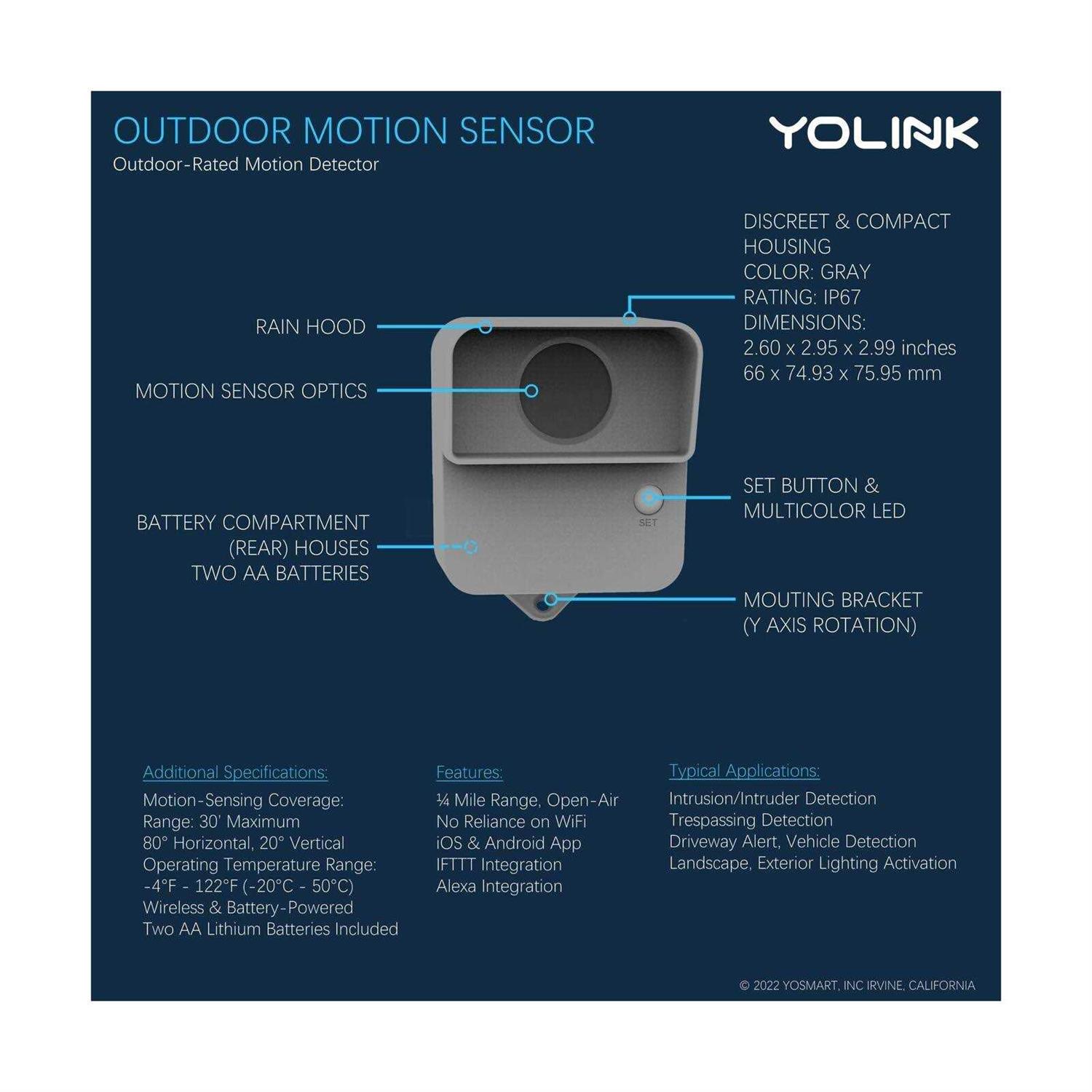 YoLink Smart Water Valve Controller with Bulldog Water Valve Manipulator - Zenithce