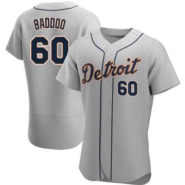 Detroit Tigers #60 Akil Baddoo Gray Flex Base Stitched Jersey - Zenithce