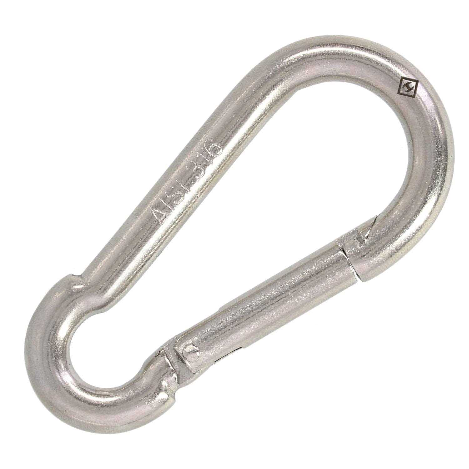 Stainless Steel Spring Snap Link - Zenithce
