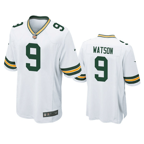 Green Bay Packers #9 Christian Watson White Stitched Football Jersey - Zenithce