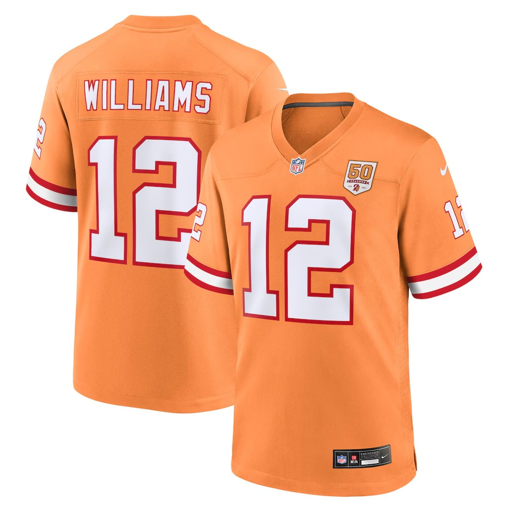 Tampa Bay Buccaneers #12 Doug Williams Orange Limited Stitched Jersey - Zenithce