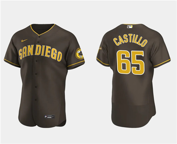 San Diego Padres #65 José Castillo Brown Flex Base Stitched Jersey - Zenithce