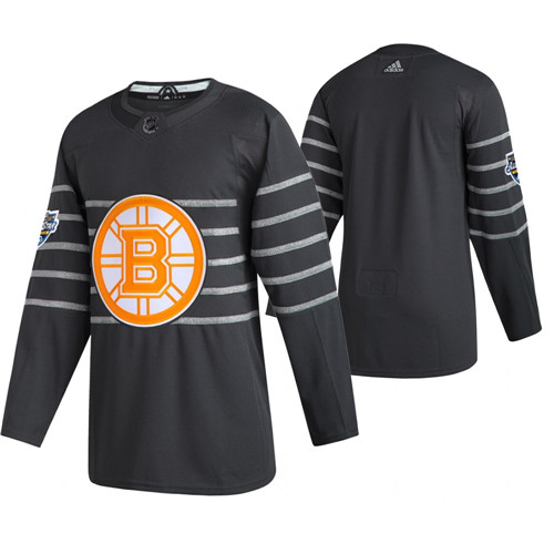 Boston Bruins Blank Grey All Star Stitched Jersey - Zenithce