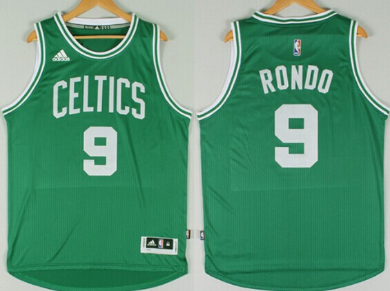 Boston Celtics #9 Rajon Rondo Revolution 30 Swingman 2014 New Green Jersey - Zenithce