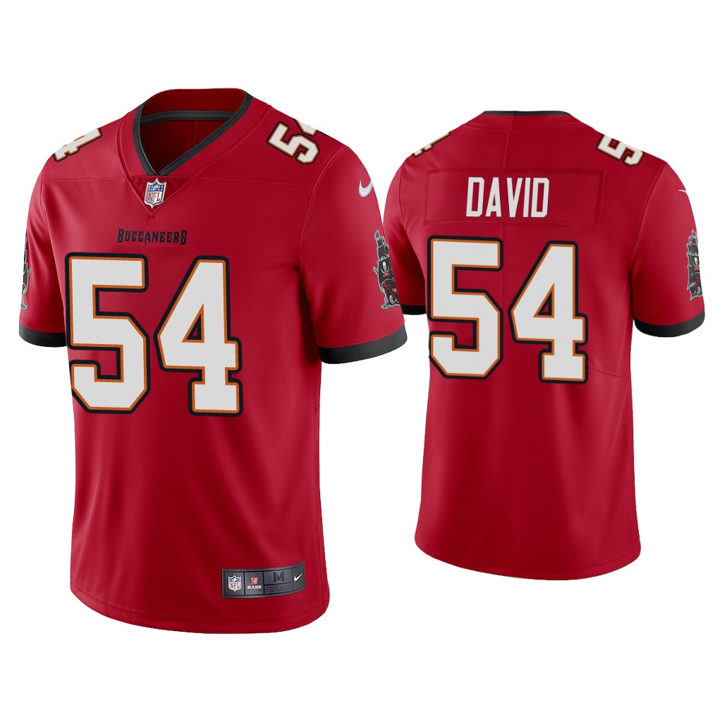 Tampa Bay Buccaneers #54 Lavonte David 2020 Red Vapor Untouchable Limited Stitched Jersey - Zenithce