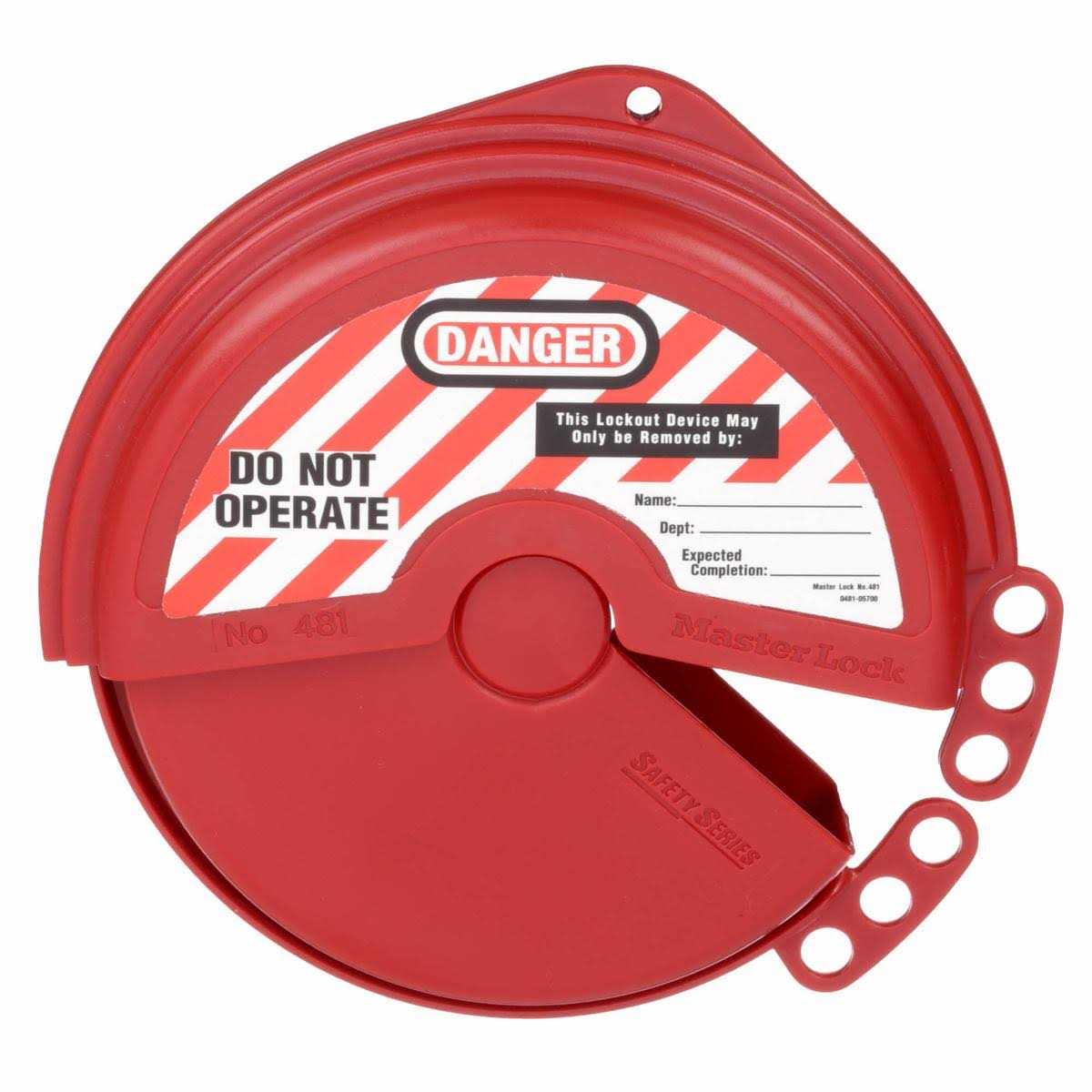 Master Lock 468L Seal-Tight Handle-Off Ball Valve Lockout - Zenithce