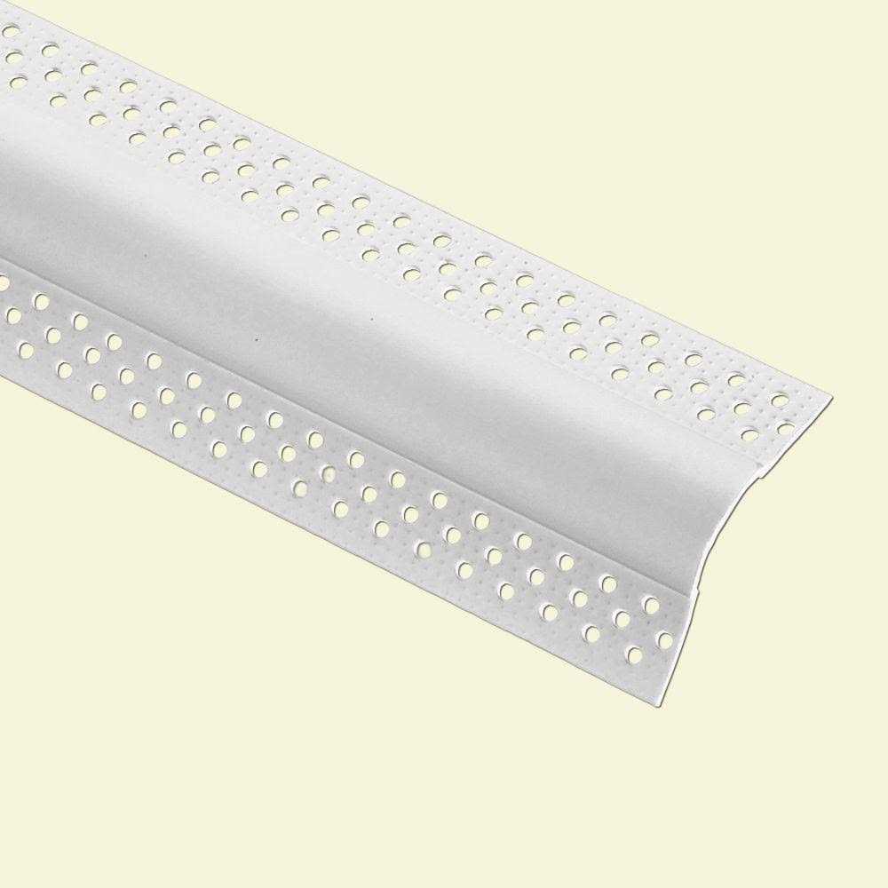 Phillips Manufacturing Company 8 ft. Vinyl Bullnose Splay Corner Bead - Zenithce