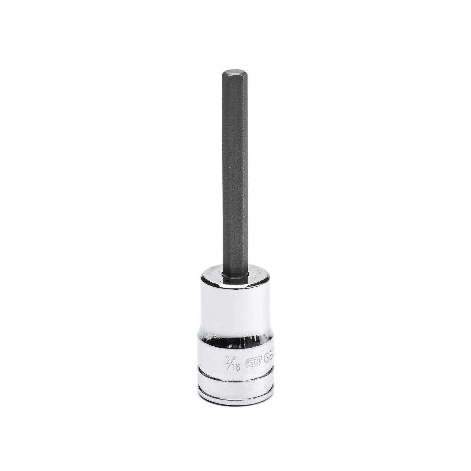 Gearwrench 3/8 Drive Mid-Length Hex Bit Socket - Zenithce