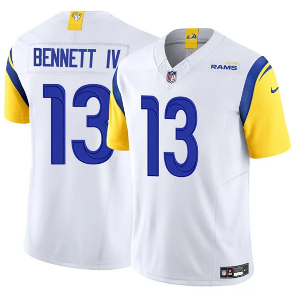 Los Angeles Rams #13 Stetson Bennett IV White 2024 F.U.S.E. Vapor Untouchable Football Stitched Jersey - Zenithce