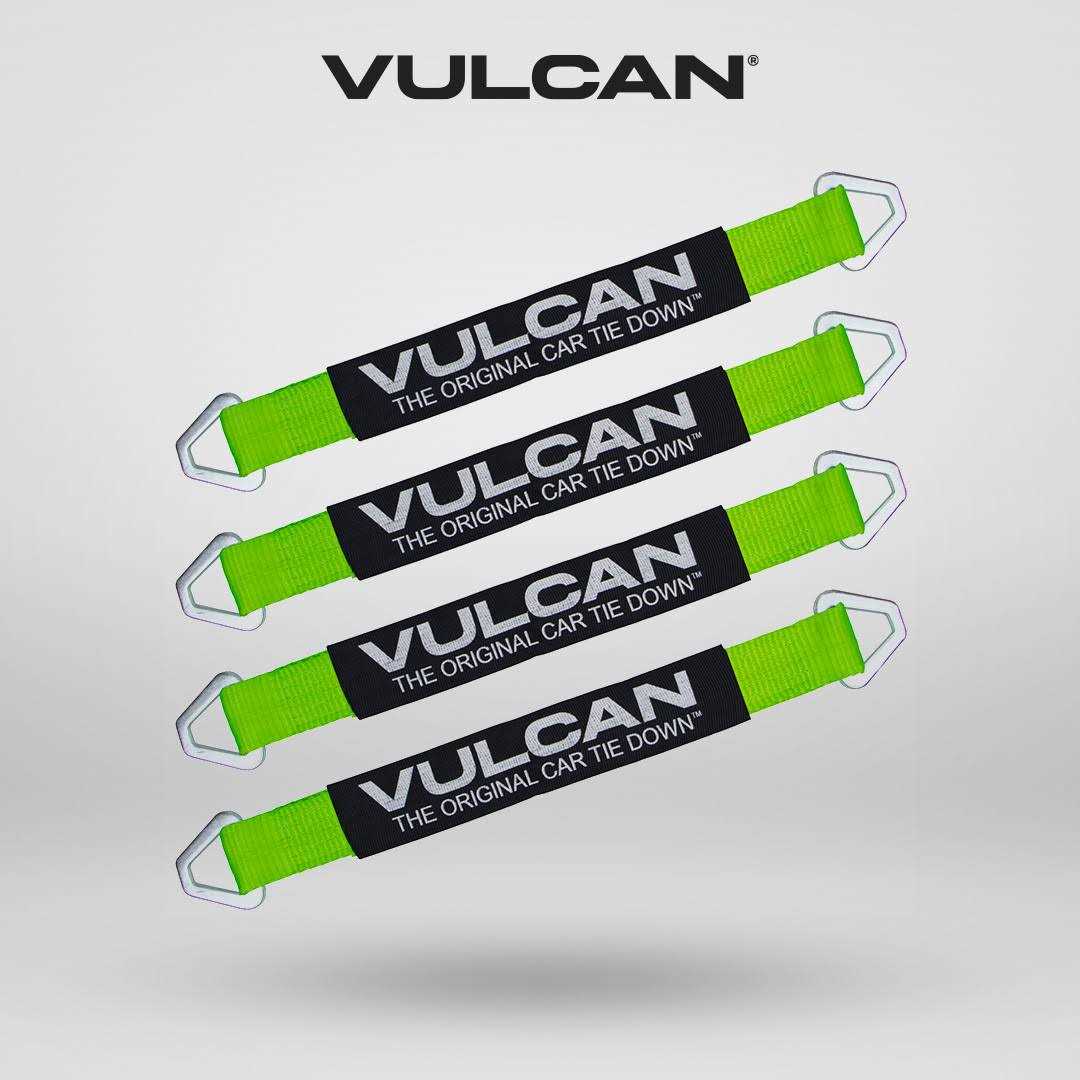 VULCAN Car Tie Down Axle Strap with Wear Pad 2 Inch x - Zenithce