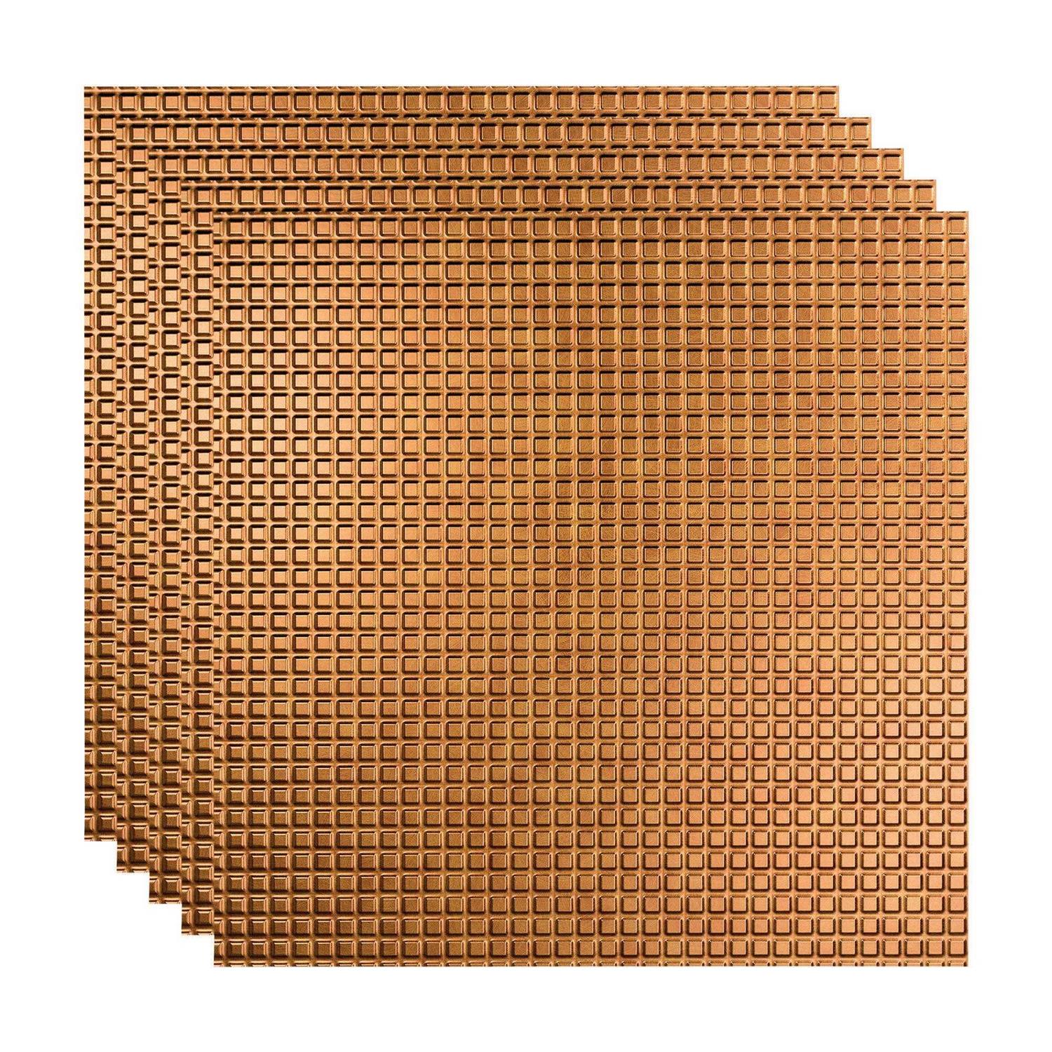 Fasade Square Decorative Vinyl 2ft x 2ft Lay In Ceiling Tile - Zenithce