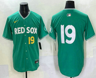 Boston Red Sox #19 Roman Anthony Green 2025 City Connect Limited Jersey - Zenithce