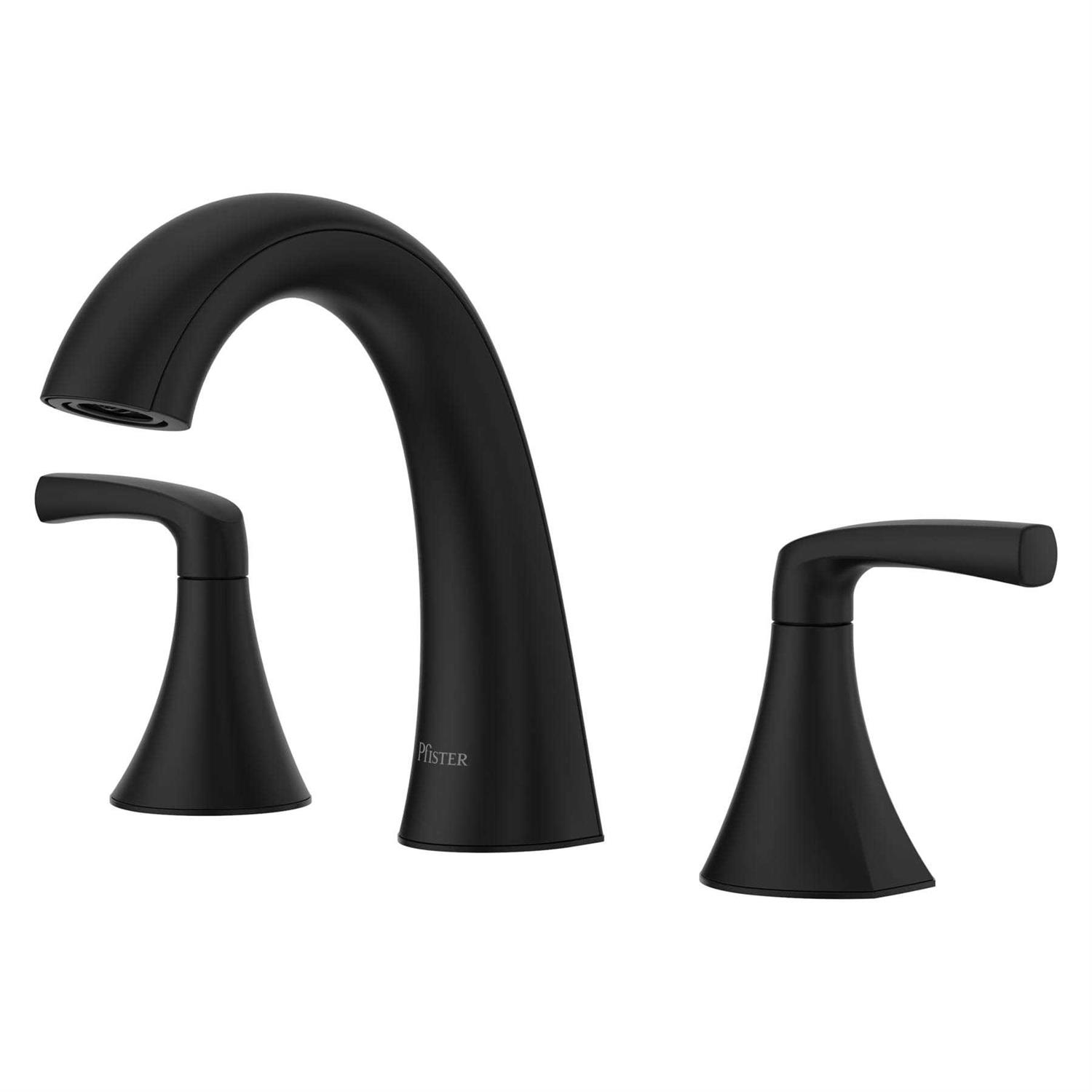Pfister Rancho 2-Handle Centerset WaterSense Bathroom Sink Faucet with Drain LF-048-RCHB - Zenithce