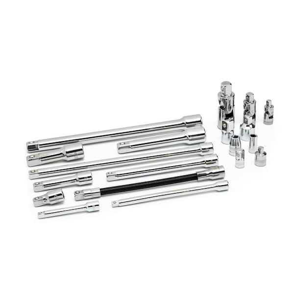 Husky 1/2 in. Drive SAE/Metric 6-Point Impact Socket Set Two - Zenithce