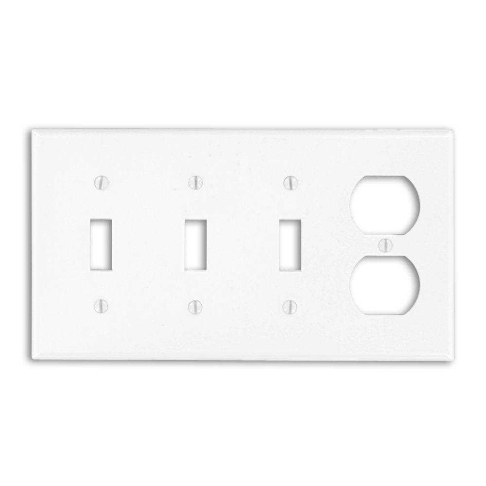 Leviton Outlet and USB Charger 15 amps 125 V Duplex and Type C White 5-15 R - Zenithce