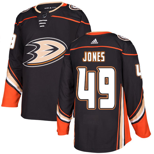 Anaheim Ducks #49 Max Jones Black Stitched Adidas Jersey - Zenithce