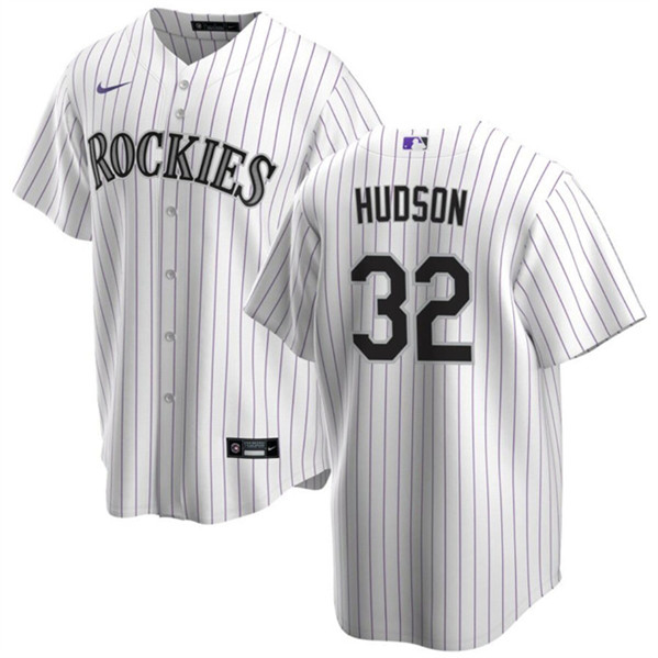 Colorado Rockies #32 Dakota Hudson White Cool Base Stitched Jersey - Zenithce