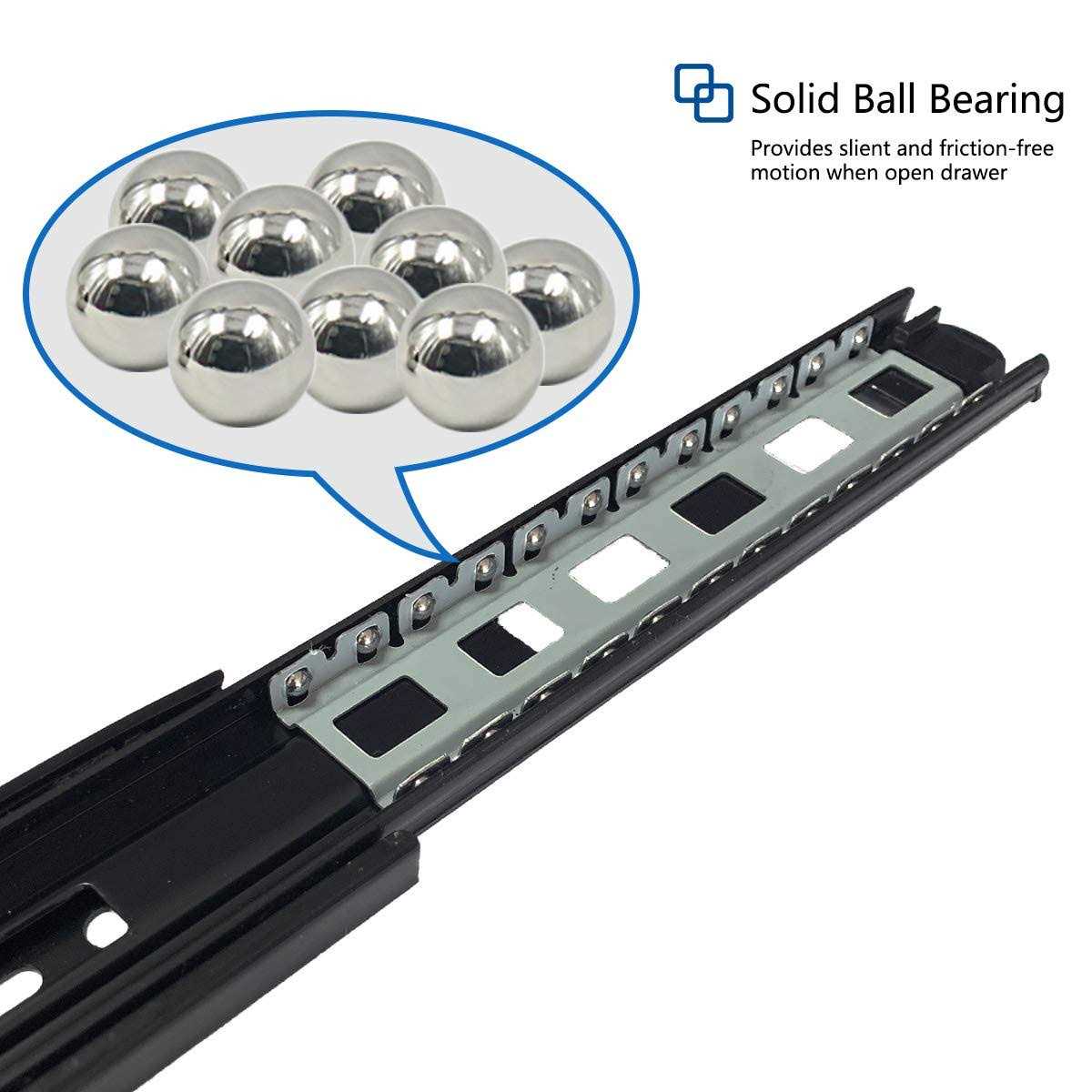 VADANIA Heavy Duty Drawer Slides with Lock - Zenithce