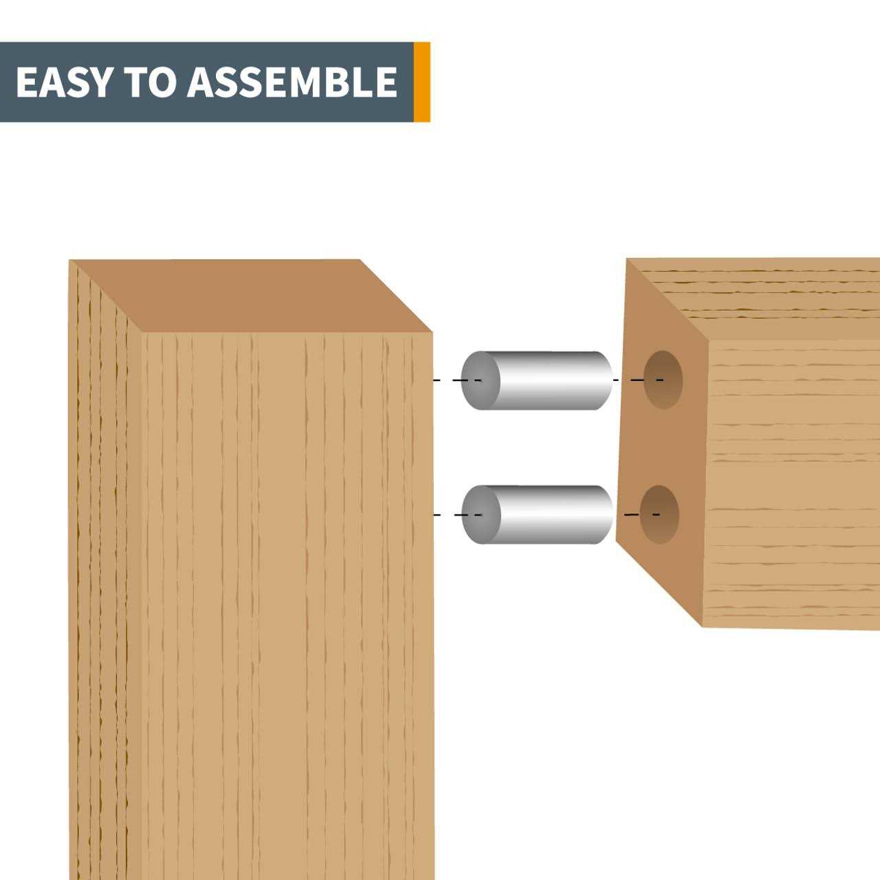 POWERTEC 71136 Heavy-Duty Leveler Legs with Lock Nuts - Zenithce