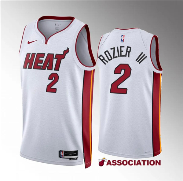 Miami Heat #2 Terry Rozier III White Association Edition Stitched Jersey - Zenithce