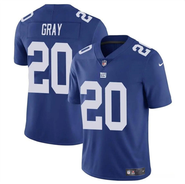 New York Giants #20 Eric Gray Blue Vapor Untouchable Limited Stitched Jersey - Zenithce