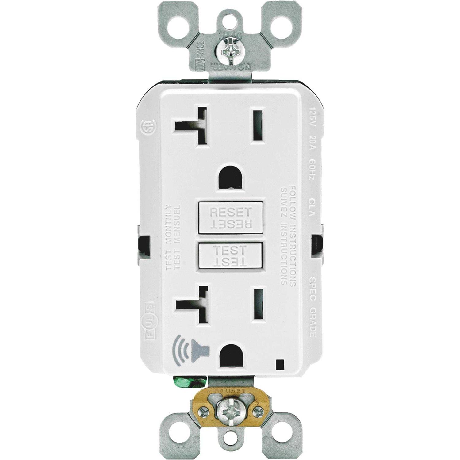 Leviton GFSW1-W Self-Test SmartlockPro Slim GFCI Combination Switch - Zenithce
