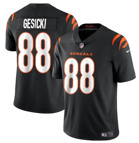 Cincinnati Bengals #88 Mike Gesicki Black Vapor Untouchable Limited Stitched Jersey - Zenithce