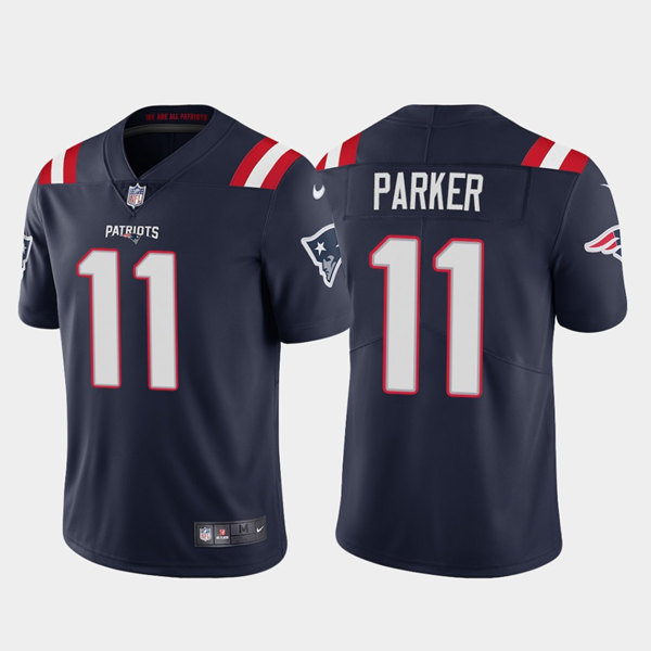 New England Patriots #11 DeVante Parker Navy Vapor Untouchable Limited Stitched Jersey - Zenithce