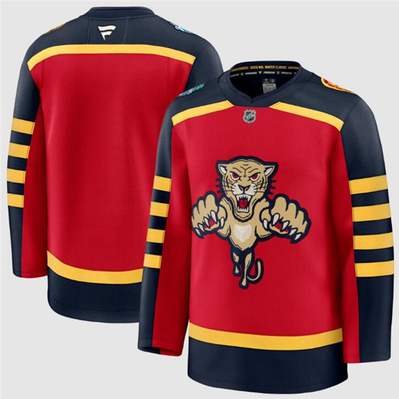 Florida Panthers Blank Red 2026 Winter Classic Stitched Jersey - Zenithce