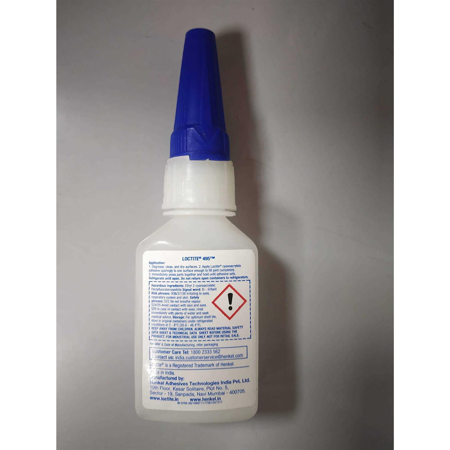 Loctite 495 Super Bonder Instant Adhesive 135467 - Zenithce
