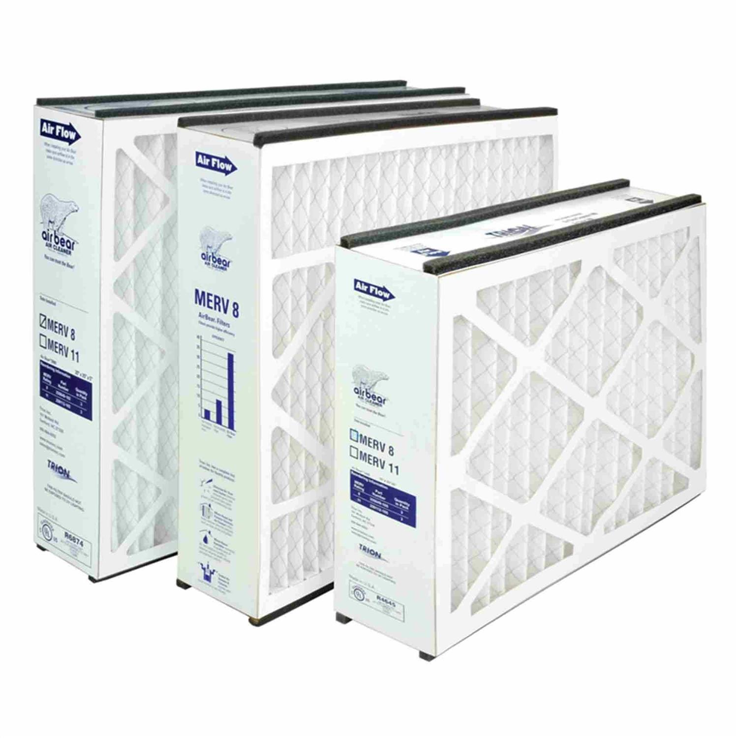 Trion Air Bear 266649-102 (3 Pack) – 20 x 25 x 5 MERV 13 Pleated Air Filter - Zenithce
