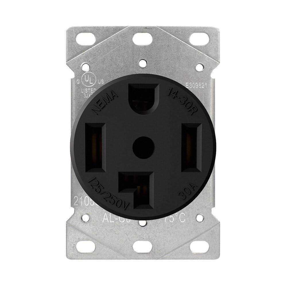 ELEGRP 30 Amp 125-Volt/250-Volt NEMA L14-30P Locking Plug - Zenithce
