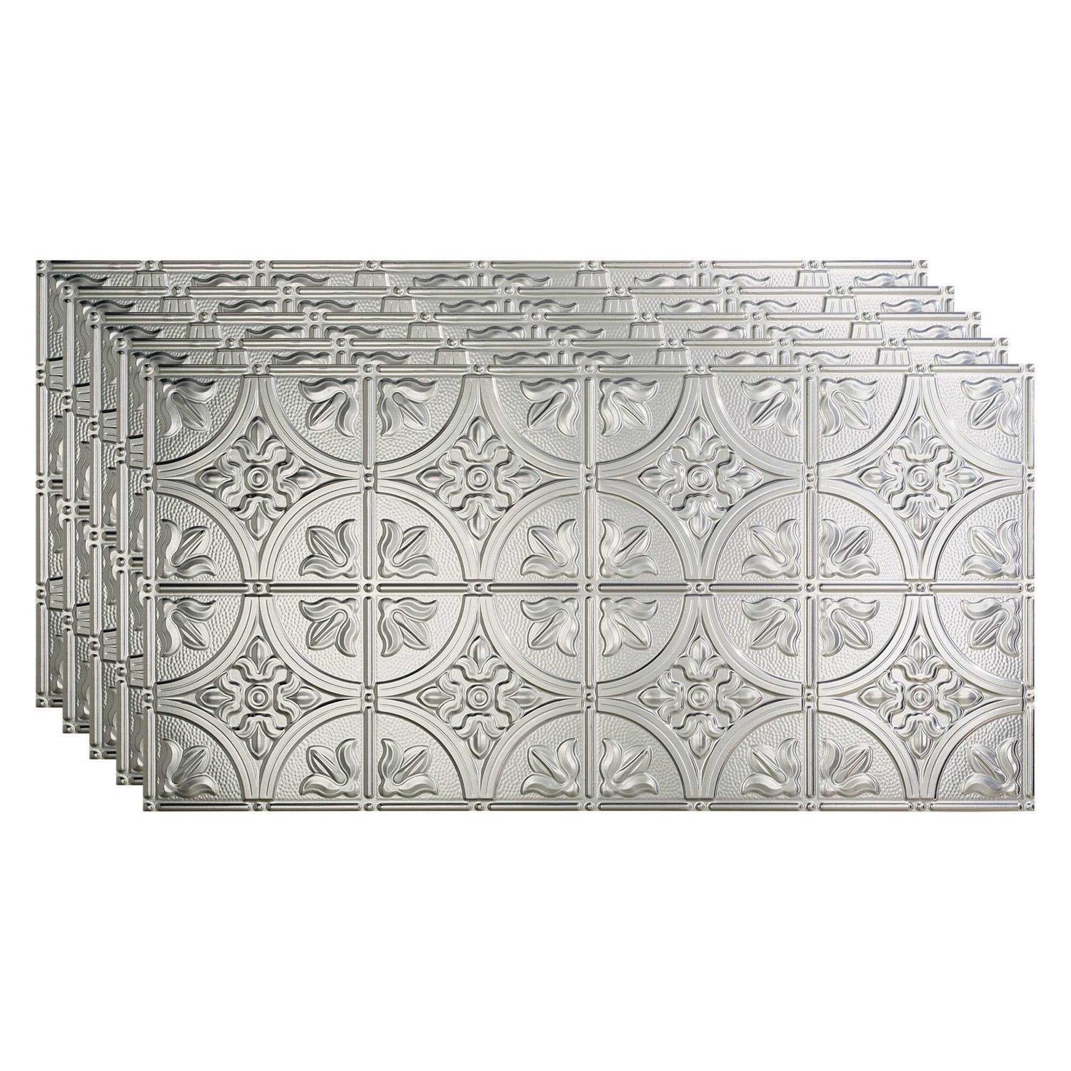 Fasade Traditional #2 2 ft. x 4 ft Glue Up Vinyl Ceiling Tile - Zenithce