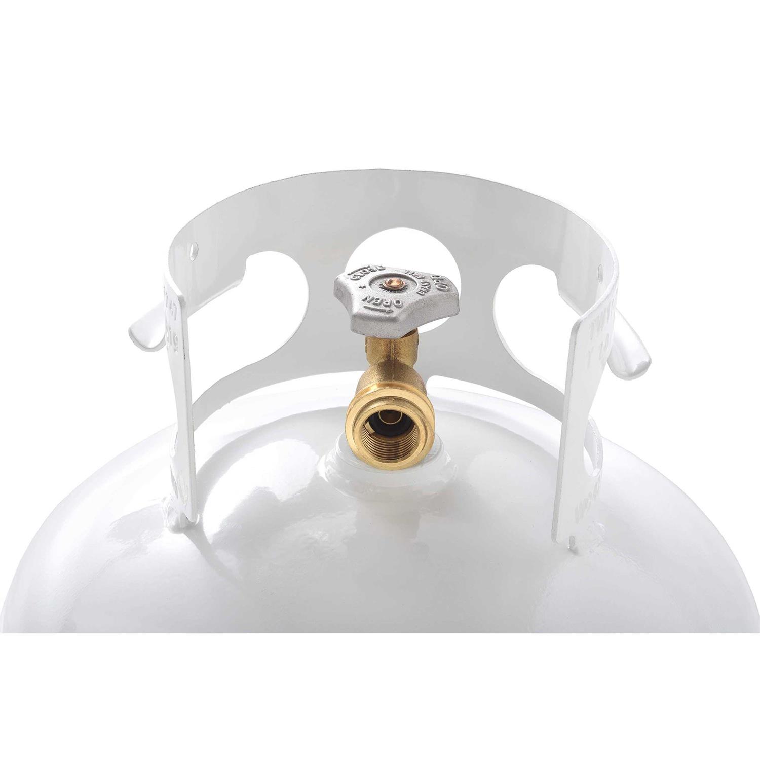 Flame King Ysn1lbkt-14 1LB Empty Propane Welding Cylinder Tank Kit and CGA600 Connection - Zenithce