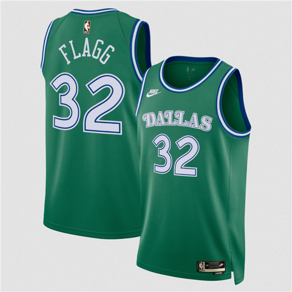 Dallas Mavericks #32 Cooper Flagg Green 2025 Classic Edition Stitched Jersey - Zenithce