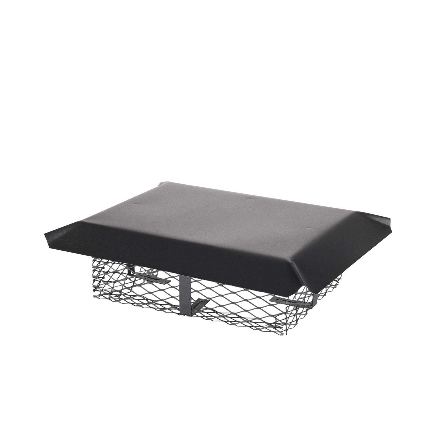 Shelter SC913 Chimney Cap Black Steel - Zenithce