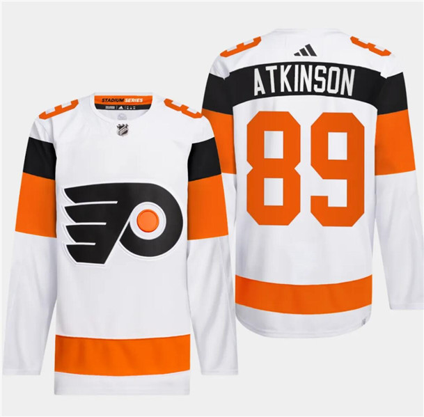 Philadelphia Flyers #89 Cam Atkinson White 2024 Stadium Series Stitched Jersey - Zenithce