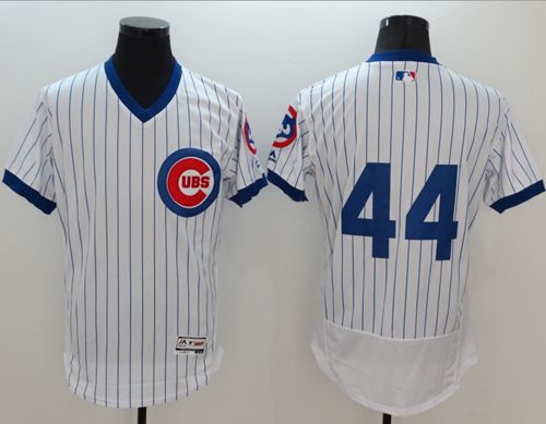 Cubs #44 Anthony Rizzo White Flexbase Authentic Collection Cooperstown Stitched Jersey - Zenithce