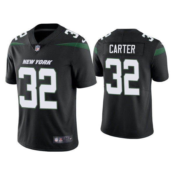New York Jets #32 Michael Carter 2021 White Vapor Untouchable Limited Stitched Jersey - Zenithce