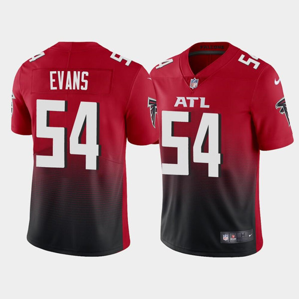Atlanta Falcons #54 Rashaan Evans Red Vapor Untouchable Stitched Jersey - Zenithce