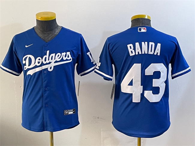 Los Angeles Dodgers #43 Anthony Banda Royal Alternate Limited Stitched Jersey - Zenithce