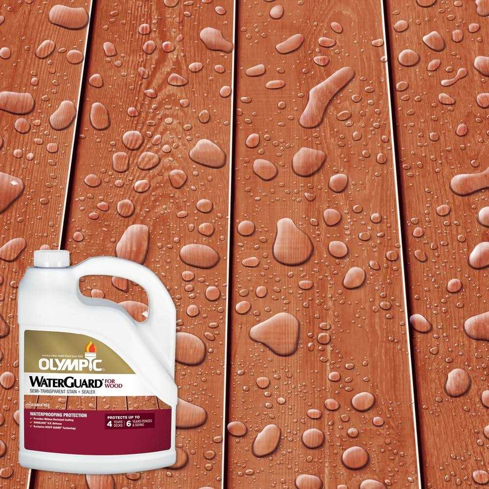 Olympic WaterGuard Exterior Wood Stain & Sealer - Zenithce