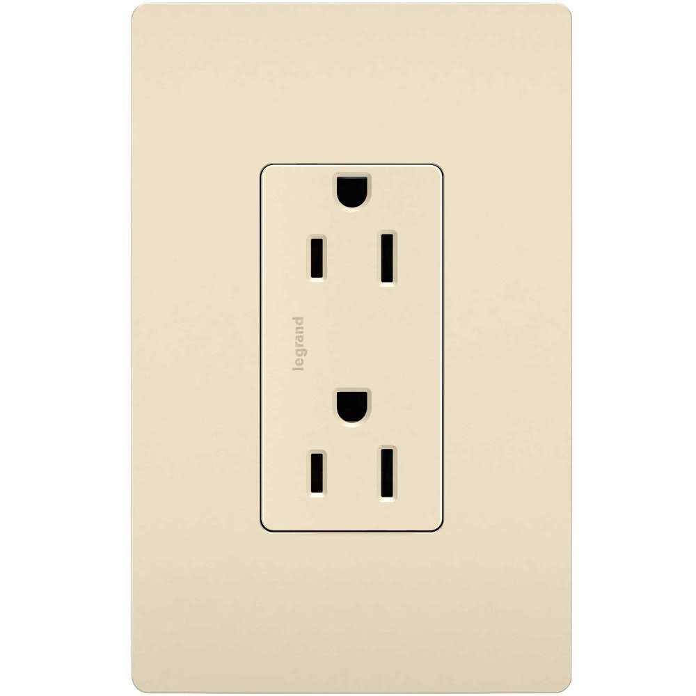 Pass & Seymour Decorator Tamper-Resistant Receptacle. 15 Amp 885TR - Zenithce