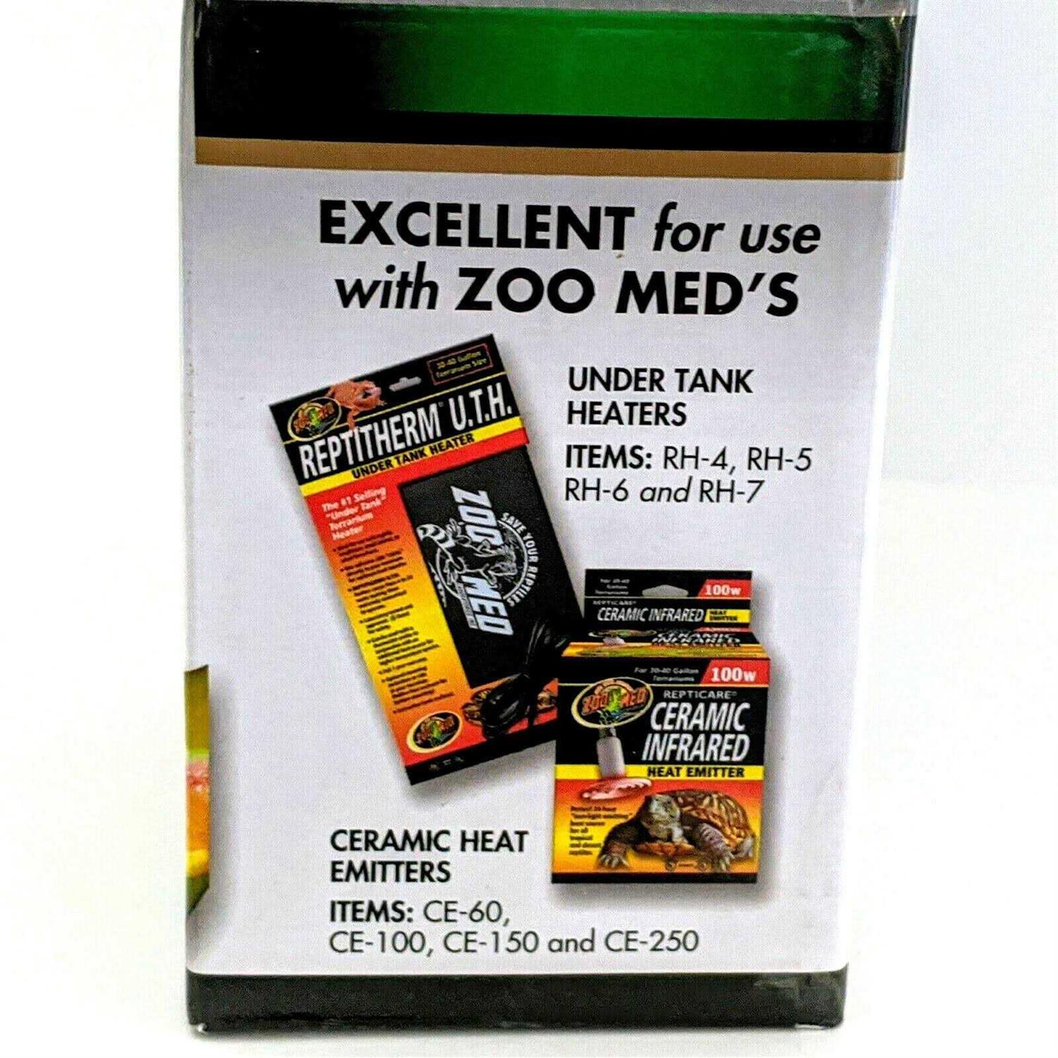 Zoo Med Dual Analog Thermometer & Humidity Gauge - Zenithce
