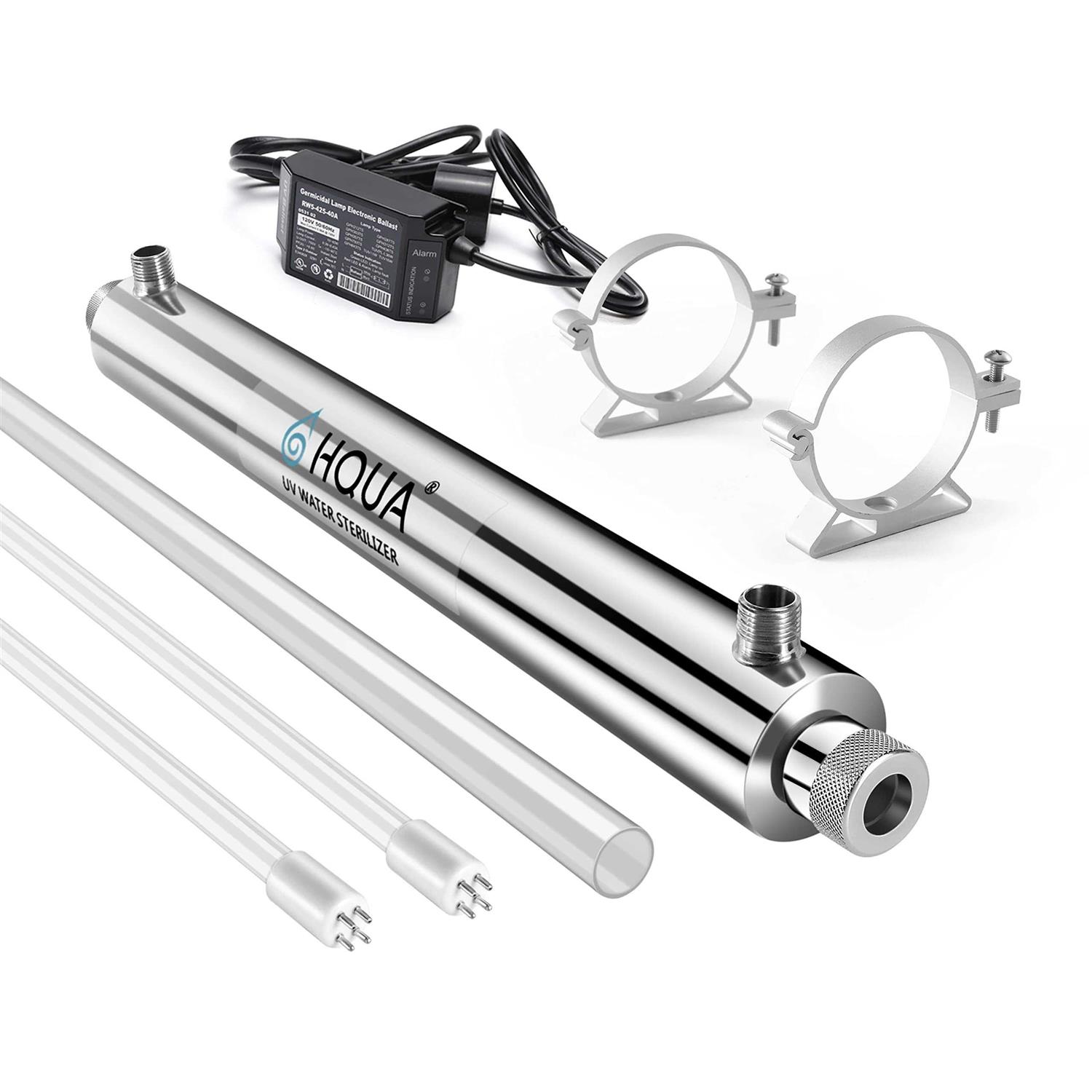 HQRP Universal Premium Braided Stainless Steel Ice 1/4 Comp by 1/4 Comp Connection - Zenithce
