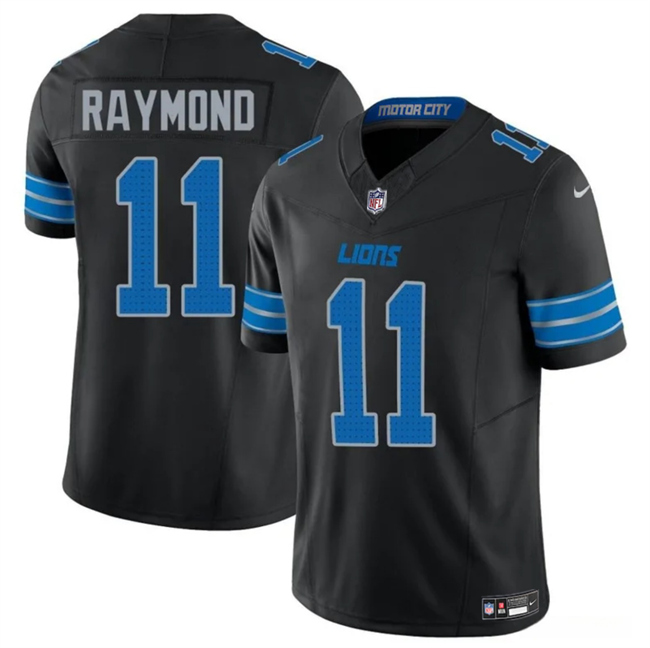 Detroit Lions #11 Kalif Raymond Black 2024 F.U.S.E. 2nd Alternate Vapor Limited Stitched Jersey - Zenithce
