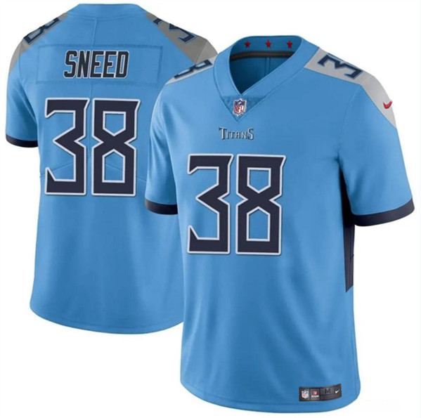 Tennessee Titans #38 L'Jarius Sneed Blue Vapor Limited Stitched Jersey - Zenithce